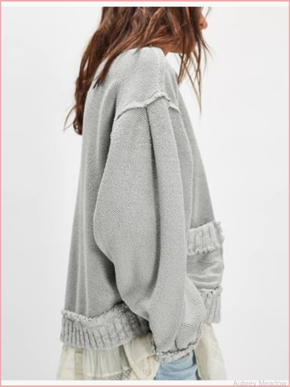 Women's Cable Knit Open Front Cardigan Sweater Long Sleeve Oversized Outerwear - Picture 3 of 7
